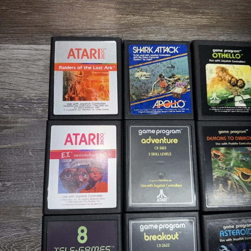 Atari 2600 Game Cartridge Bundle-16 Different Games Included / Untested - Picture 2 of 10